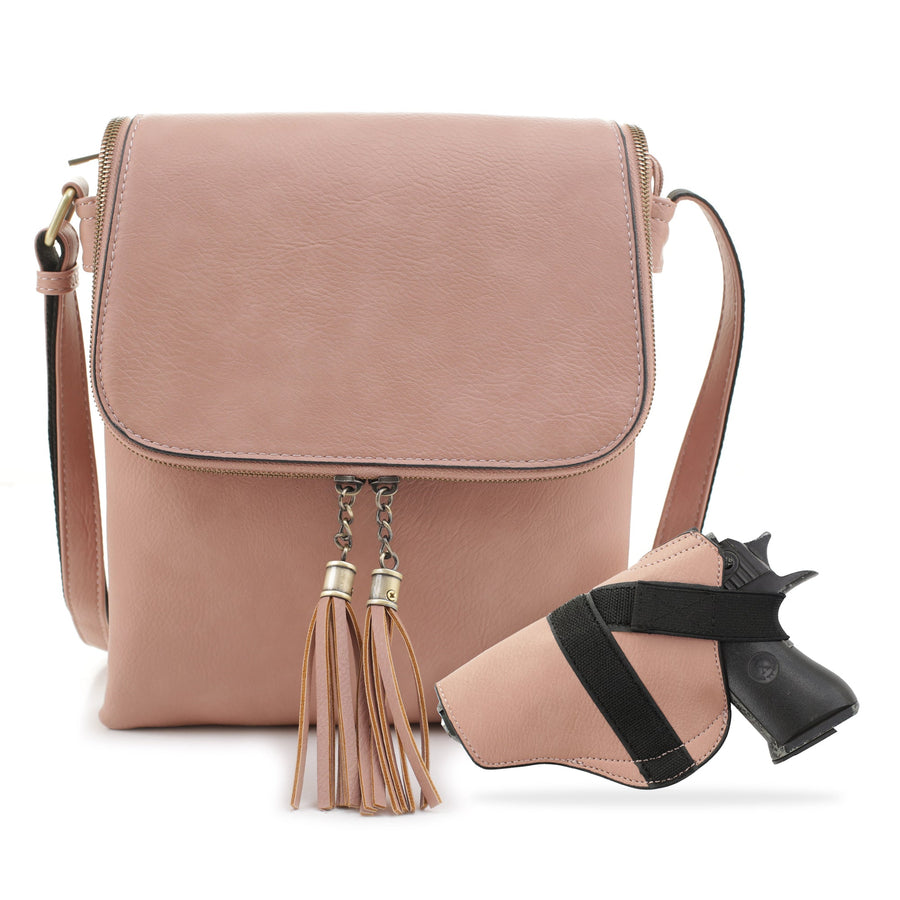 Ella Concealed Carry Lock and Key Crossbody